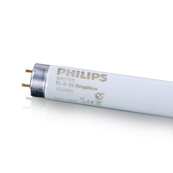 PHILIPS 标准光源D65灯管MASTER TL-D 90 Graphica 18W/965 SLV/10